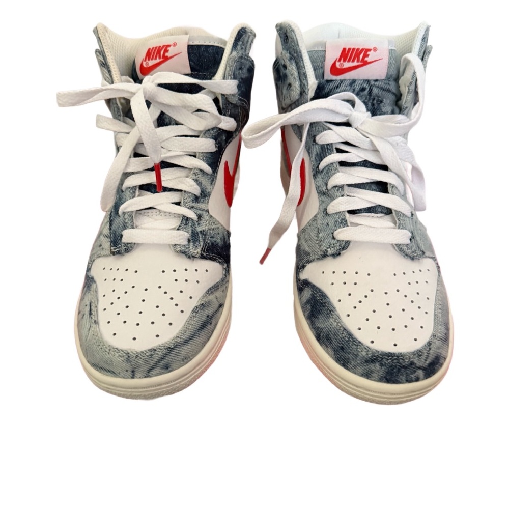 Nike Dunk High Authentic Women’s Washed Denim Sneakers